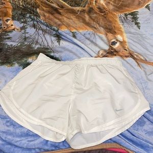 Cute white Nike shorts!